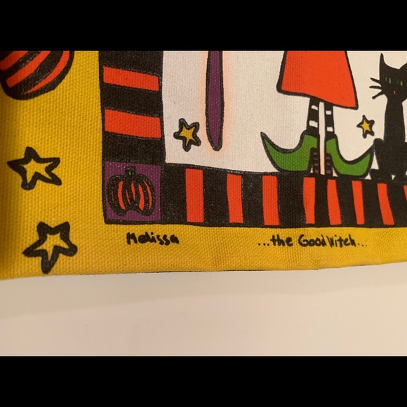 NWT CANVAS HALLOWEEN TOTE/ TRICK OR TREAT BAG. - Picture 2 of 6